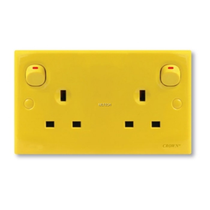 Flush Sockets 13A Twin Flush Switches Socket Outlet